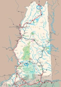 Great North Woods, New Hampshire (NHDOT map)