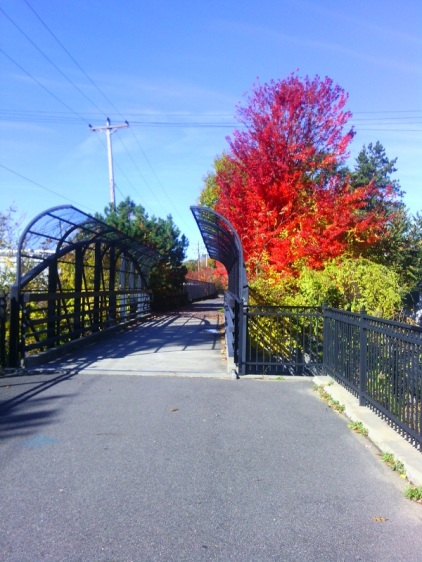 Second Street bridge, near east end of Piscataquog Rail Trail.