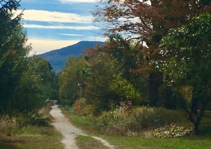 Mt. Kearsarge in New Hampshire, seen from the Northern Rail Trail